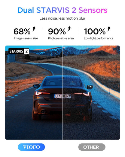 VIOFO A329S 2CH 4K 60FPS Dash Cam - image 3