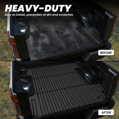 LASFIT Fit for 2019-2026 Chevrolet Silverado 1500 Truck Bed Mat or Tailgate Mat, Not for 2019 Silverado LD