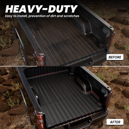 LASFIT Fit for 2020-2027 Chevrolet Silverado 2500HD 3500HD 6.8FT Bed Mat or Tailgate Mat, Not for 5th Wheel Package